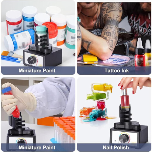 Paint Shaker Mixer, Vortex Design, 3Speed Adjustable, DIY Model Compatible For Acrylic Paints 2