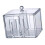 Διαφανής ακρυλική αποθήκευση οργανωτών σφαιρών βαμβακιού με το καπάκι οργανωτής 2