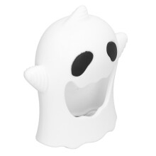Halloween Baby-Geist-Stopfhand Massagegerät – Weiches Silikon-Kauspielzeug für Säuglinge Weiß
