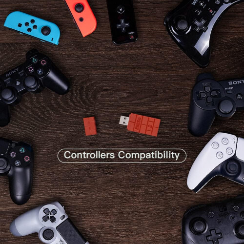 Bluetooth Adapter for Switch, PC, PS Classic, Android, MacOS, Raspberry Pi 2