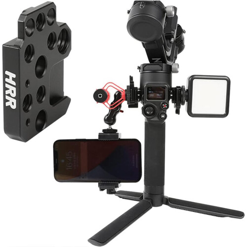 Monitor mount with cold shoe  1/4  3/8 interface, gimbal accessory mounting plate for Ronin S/SC/RS2/RSC2 2