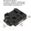 Monitor mount with cold shoe  1/4  3/8 interface, gimbal accessory mounting plate for Ronin S/SC/RS2/RSC2 4