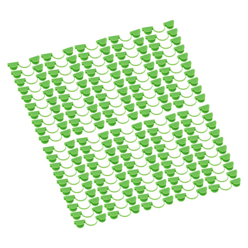 100PCS Gewächshaus Arch Rahmen Doppel Kopf 2