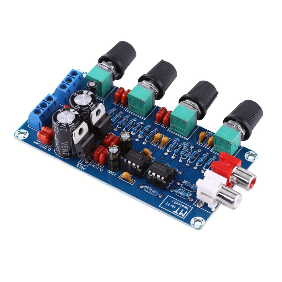 Hifiopamp Amplifier Board Ne5532 Preamp Volume Sound Controller Assembly Board Audio Preamp Board 9347817109092