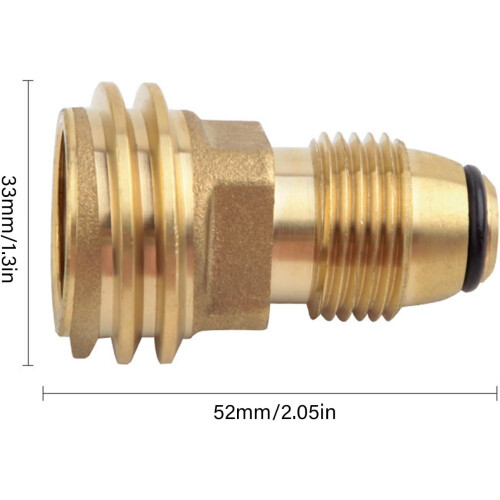 Brass Propanes Connectors Quick Connecting Fitting Conversion Fitting Grilling Connectors Travel Griddles 2