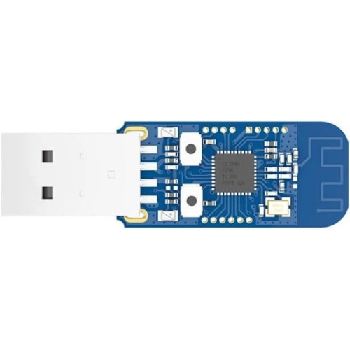 E1042G4U04A CC2540 Bluetooth Module USB Interface Transceiver BLE4.0 2.4GHz SoC 4dBm with PCB Antenna 1