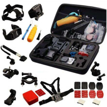 30in1 Action Camera Accessory Set with Eva Case Compatible with the Xilecam 4K WiFi Action Camera