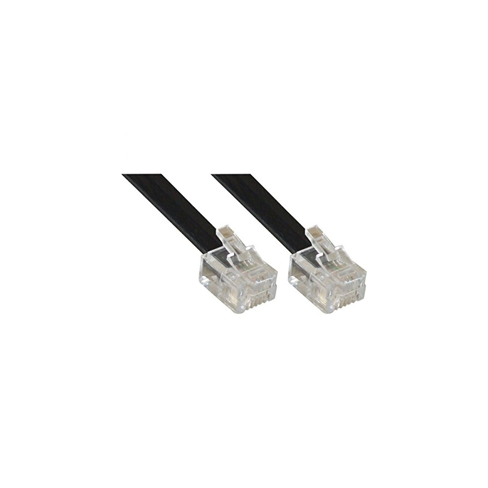 Set Of 2 Modular Cable Rj12 – Male / Male – 6 Core – 6P6c – 0.5 M 2 Sets 9347817109856