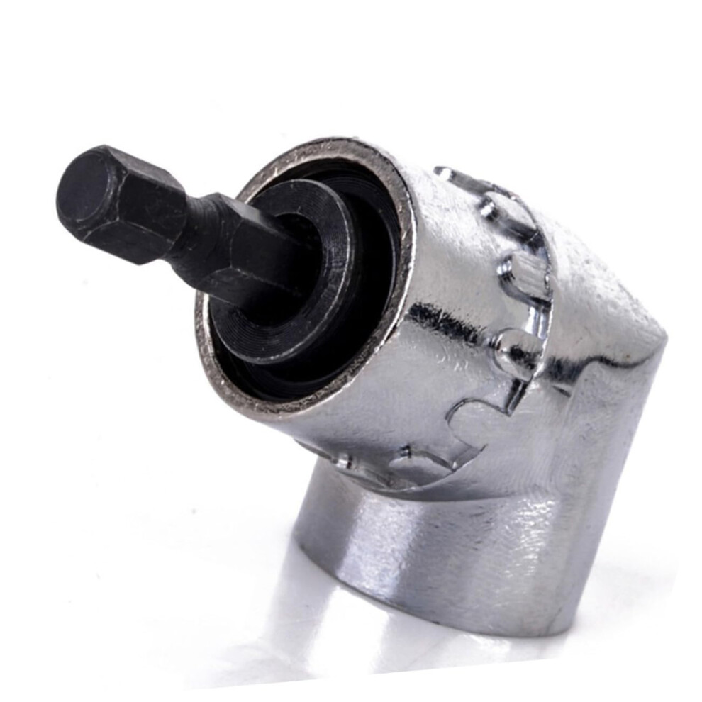 Hexagon Angle Driver Screwdriver Turning Head Stainless Shaft For Wrench And Drill Compatible With Manual Rechargeable 9347817253214