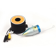 Underwater fishing camera, 12 IR LED lights, waterproof fishing camera with 20 m/30 m/50 m cable for fish finder 20m.