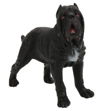 Dog Figures Toy Lifelike Simulation Animal Model Toy Neapolitan Mastiff Model Miniature Animal Home Office Desktop Decor for Children and Girls