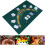 DoubleSided Poker Mat, Blackjack and Texas Hold'em Table Mat 3