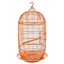 Round Plastic Birdcage Hook for Small Birds, Portable Hanging Birdhouse, Large Capacity, Easy to Clean Design