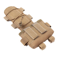 Tactical Helmet Battery Counterweight Pouch Universal NVG Battery Accessory Bag Airsoft Balancing Weight Bag Tan
