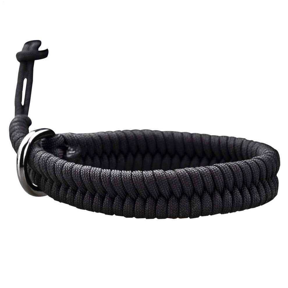 Adjustable Camera Wrist Strap Â Handwoven Paracord Wristband With Quickrelease Buckles, Secure Camera Wrist Loop For Camera Photographers, Black 9347817110647