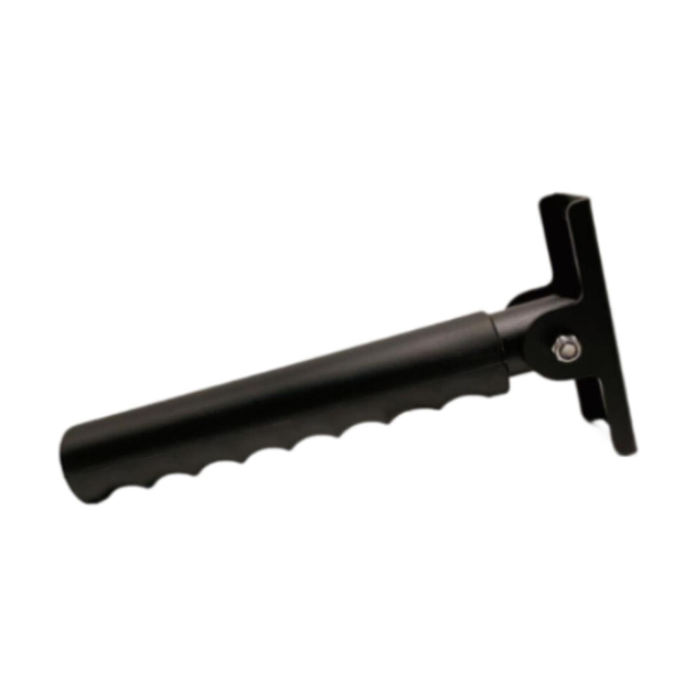 Black Doorway Flip Assist Handle Auxiliary Aluminum Alloy For Elderly Door Mounted Handrail Utility Grip