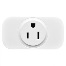 Intelligente Steckdose für Hausautomation, WLAN-fähige Geräte, Timerfunktion, kompaktes Design, kompatibel mit Alexa und Google Assistant,
