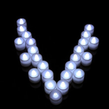 Criadores de Ambiente Romântico, Velas Tealight Flutuantes à Prova d'Água com LED Piscante, Alimentadas por Bateria, para Decoração de