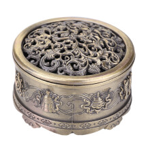 Vintage Räuchergefäß, exquisite Reliefverarbeitung garantiert ein klassisches chinesisches Design, die Konstruktion aus Metalllegierung sorgt für