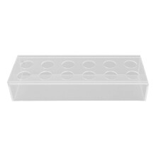 Elegant Design Rectangular Vase, Durable Acrylic Clear Acrylic for Floral Arrangement, Home Wedding Decor (30cm/11.7in)