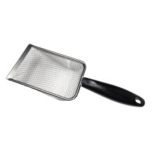 Sand Stainless Steel Fine Mesh Substrate Metal Sand Scoop Terrarium Substrate Durable Litter Cleaner Sand Scoop