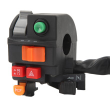Motorrad-Lenker-Schalter 7/8 Zoll 22 mm für Scheinwerfer Hupe Blinklicht & Start