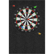 Dart Board Wall Protector Polypropylene Wall Pad 24x36 Inches Wall Mounted Shield For Dart Boards