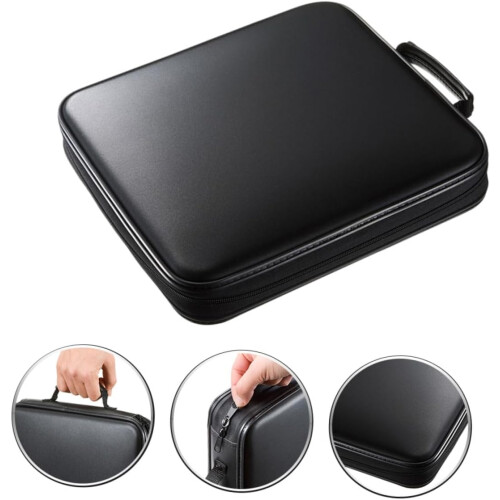 Portable CD Organizer Case With Hard PP Shell And Soft Lining For Scratch And Moisture Protection CD DVD Disc Storage 1