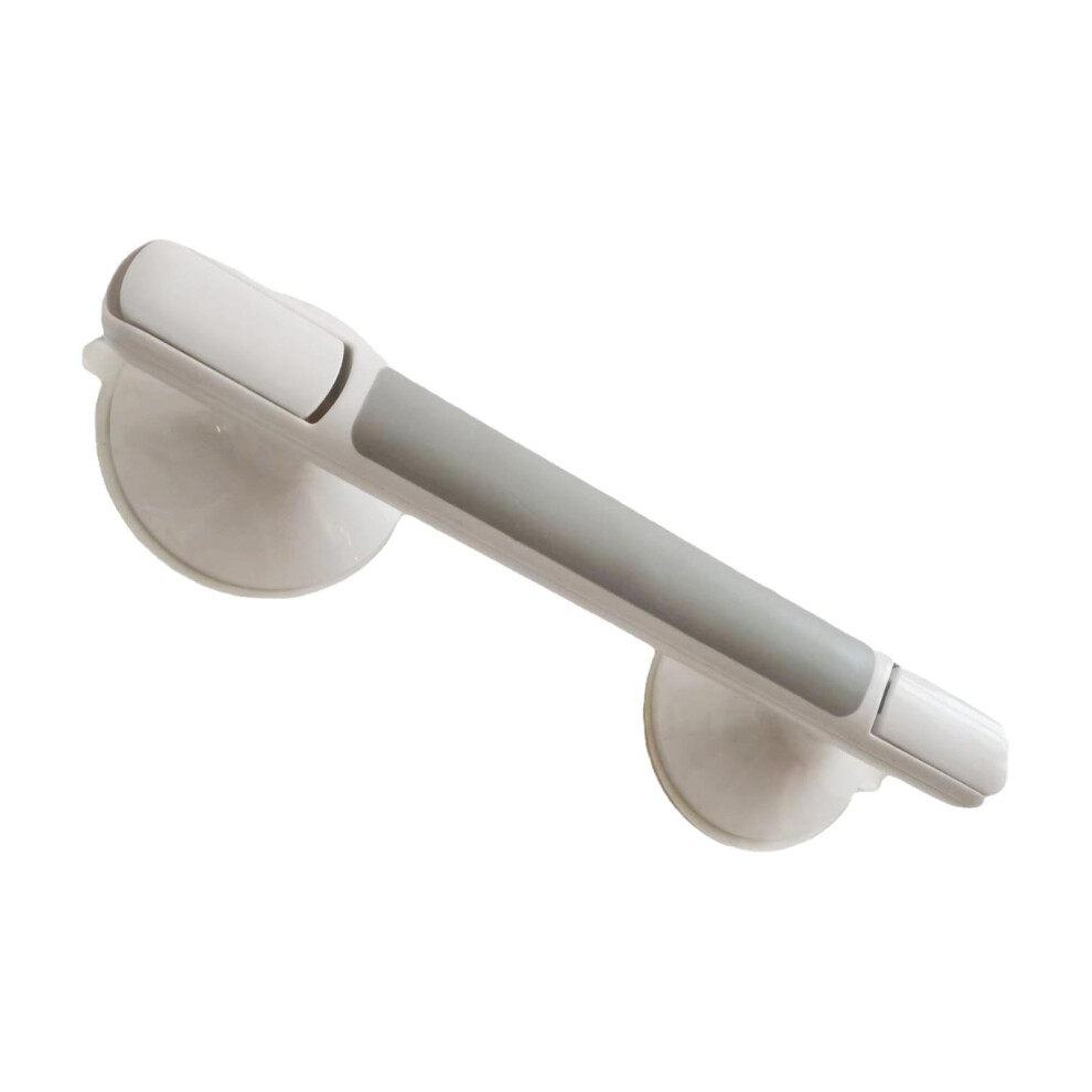 Bathroom Grab Bar with Vacuum Suction Lock, 115kg Load, NonSlip Shower Safety Rail for Seniors