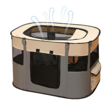 Breathable Foldable Pet Playpen Portable Cat Cage Foldable Bed Cage For Cats Small Dogs And Pets Enclosure