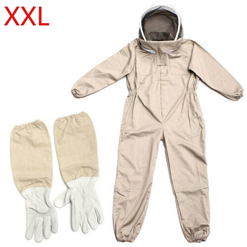 Protective Beekeeper Outfit with Removable Veil and Elastic Ankles 2