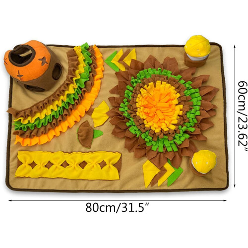 Dog Slow Feeder Lick Mat with AntiSkid Base for Sniff Training and Interactive Foraging Pets 2