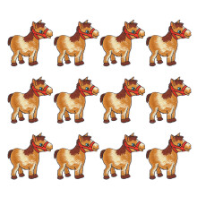 Parche decorativo DIY para ropa, lindo aplique bordado de animales para planchar con adhesivo termoadhesivo, duradero, resistente al calor, lavable y