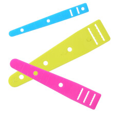 Set of 3 Flat Plastic Color Threaders Easy Pull Band Sewing Accessories for DIY