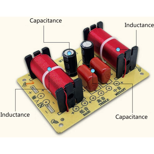 3Way Audio Speaker Crossover Filter Module, 150W HiFi Frequency Divider 1