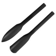2 pieces small shovel and weed shovel, carbon steel for transplanting and soil cultivation for flowers and vegetable gardening