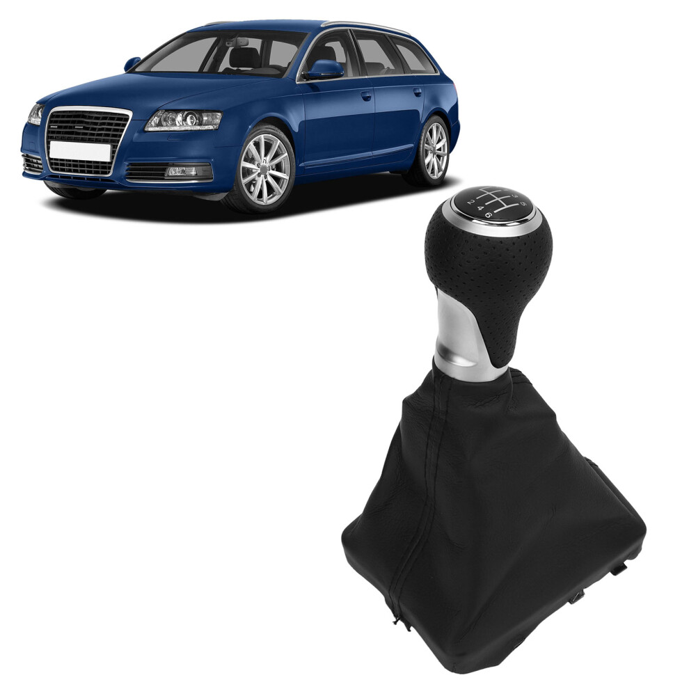 6 Speed Gear Shift Knob For A6 C6 2004Â2011 Lhd Lettering White 7601373933143