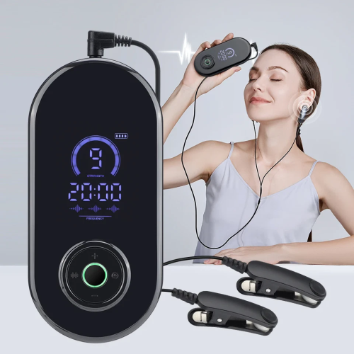 Advanced CES Sleep Aid Device, Vagus Nerve Stimulation Device w/ Ear Clips Sleep
