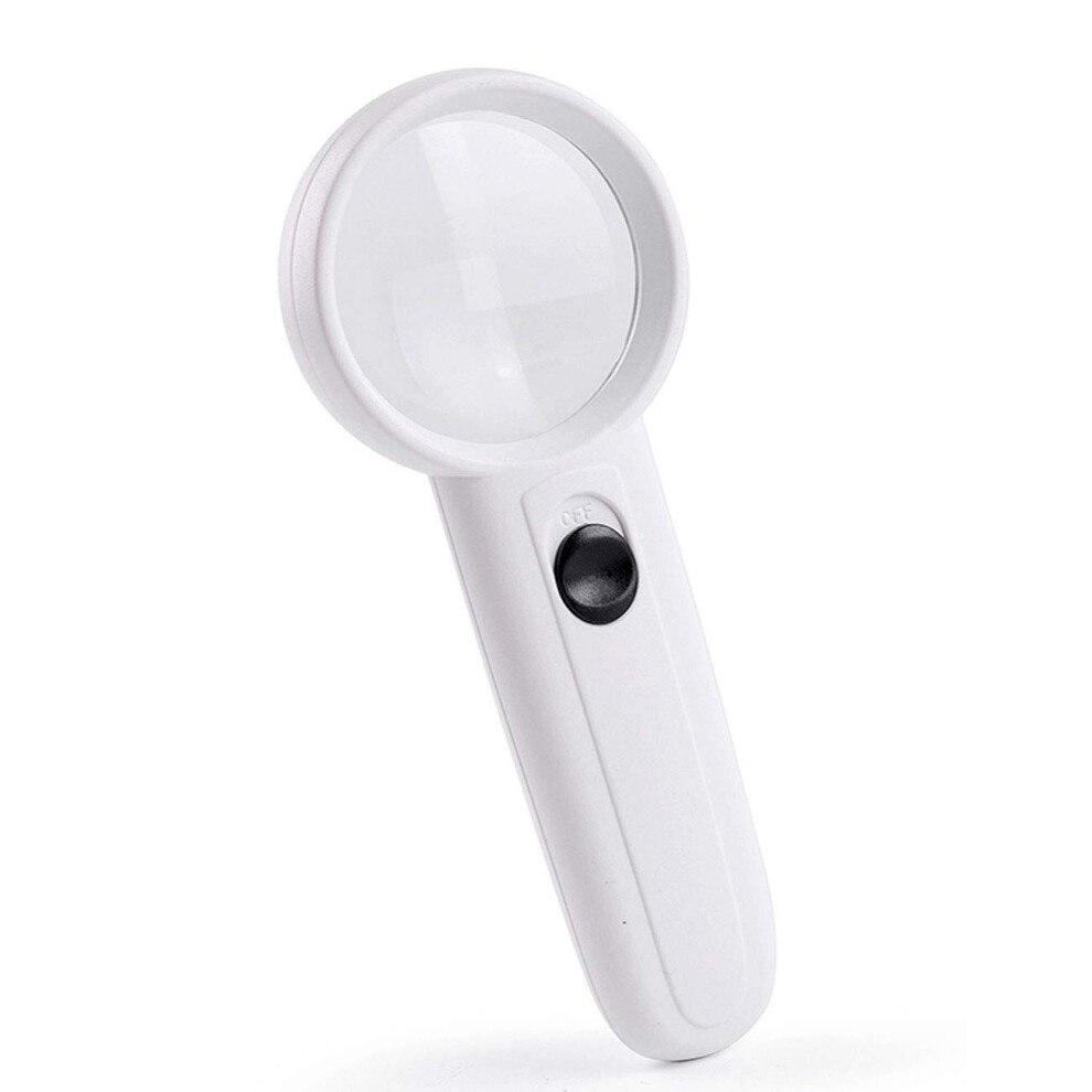 Light Lupen, Educational Hobby Magnifiers, 5X Handheld Magnifier With Led Source