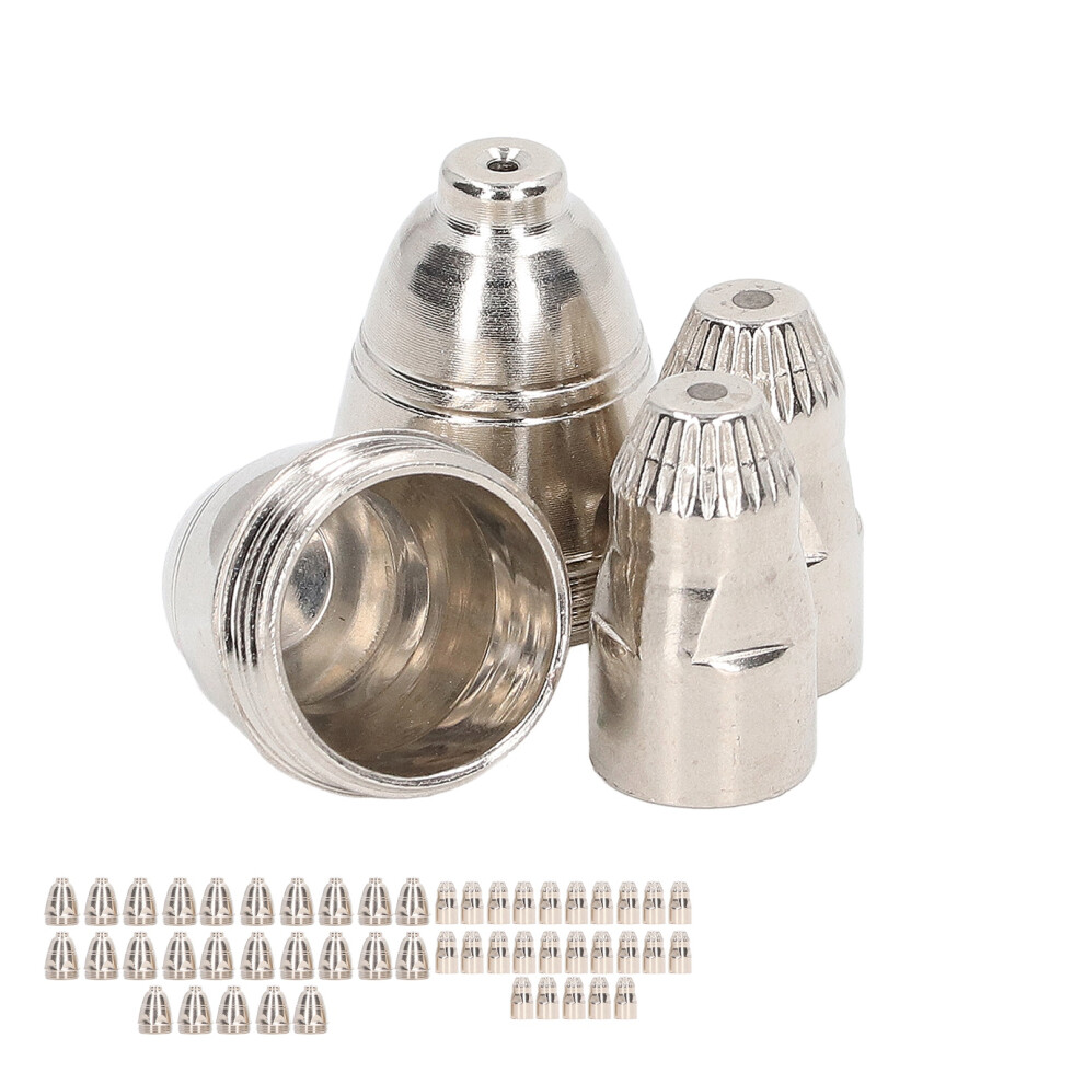 50Pcs Copper Plasma Cutting Nozzle & Electrode Kit, 1.5Mm Aperture 6931373880200