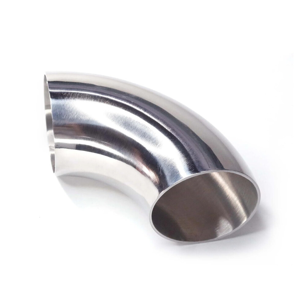 304 Stainless Steel Elbow, 90 Degree, 2Mm Thick, 54Mm Welded Exhaust Pipe Connection 9199774449052