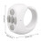 Selfie Shutter Ring Remote Bluetooth Control Multi Function White 12