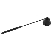 Stainless Steel Bell Shaped Candle Snuffer Wick Trimmer Black Finish For Home Use
