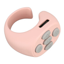Multi-Function Ring Design: Bluetooth Remote for Wireless Photo & Video - Pink