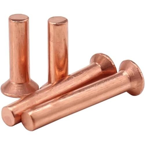 Massive Copper Rivets M2 M2.5 M3 M4 M5 M6 Countersunk Head Rivets (M2.5x3mm50pcs) 2