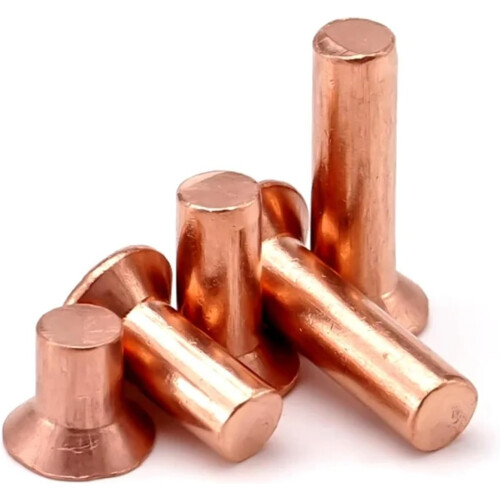Massive Copper Rivets M2 M2.5 M3 M4 M5 M6 Countersunk Head Rivets (M2.5x3mm50pcs) 1