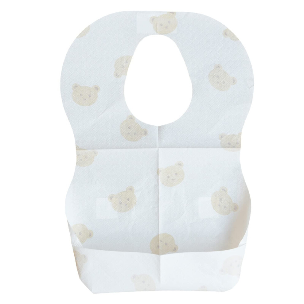 Bibs Pack Of 50 Absorbent Drool Bibs For Feeding Saliva Towel Restaurant And Travel