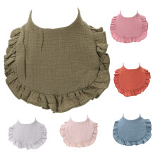 6pcs Style Bibs Soft Cotton Muslin Bibs For Boys And Girls Newborn Unisex Feeding Bibs