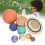Sonnensystem-Modell, PVC, niedliche Figur mit 9 6