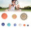 Sonnensystem-Modell, PVC, niedliche Figur mit 9 7